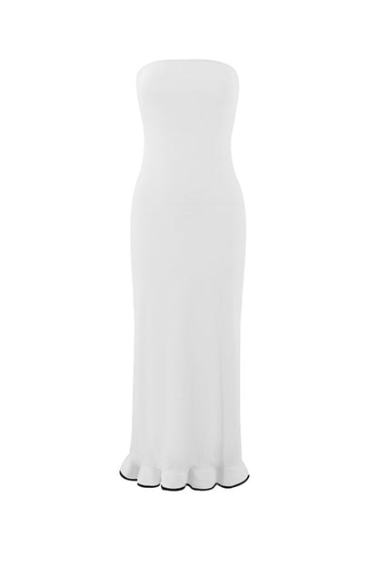 Sexy Stringy Selvedge Strapless One Step Skirt Dresses(3 Colors)