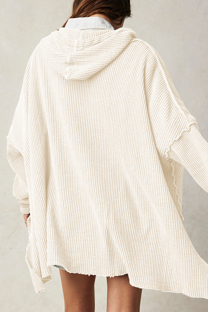 Sudadera informal con capucha y bolsillos con cordón (5 colores)