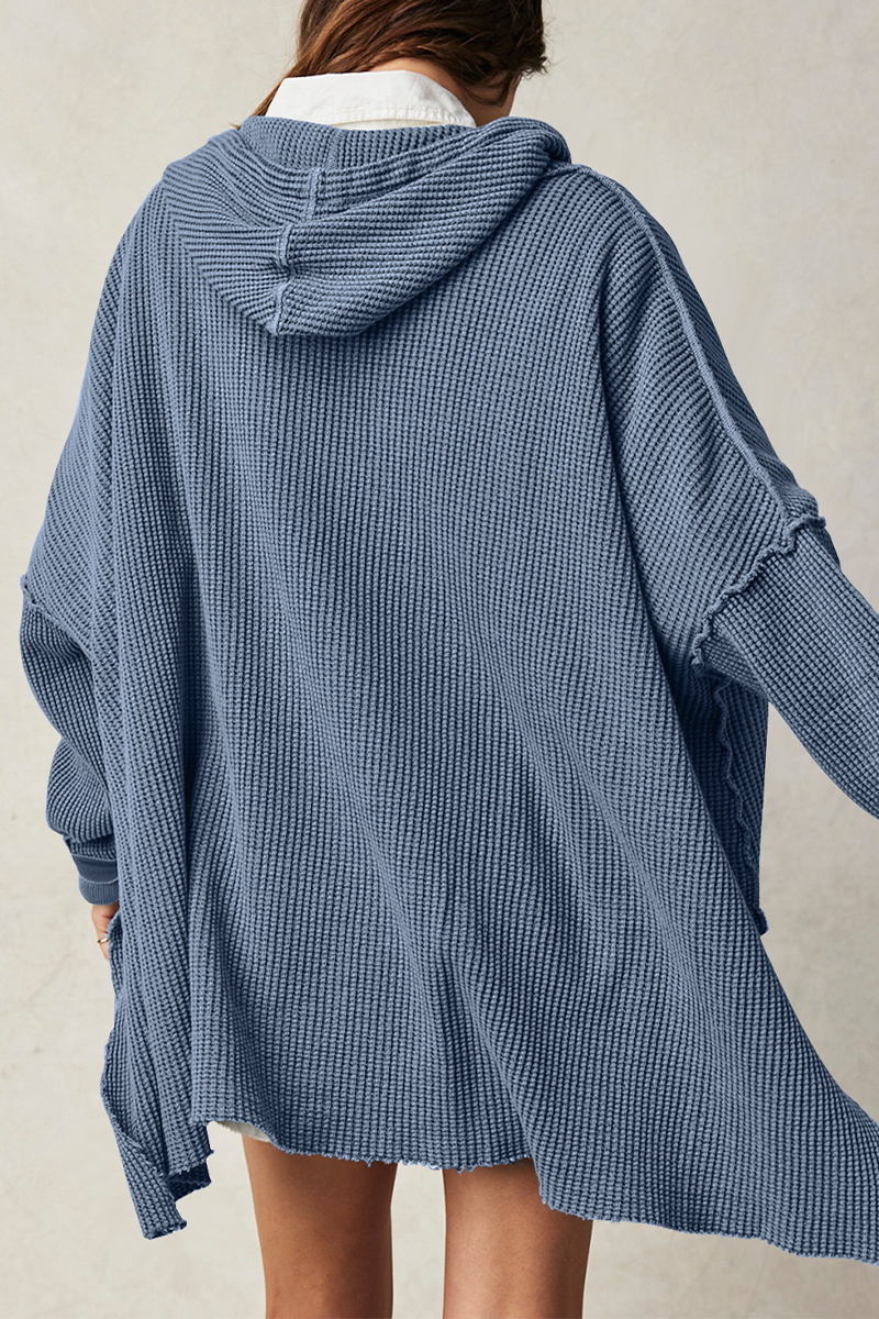 Sudadera informal con capucha y bolsillos con cordón (5 colores)