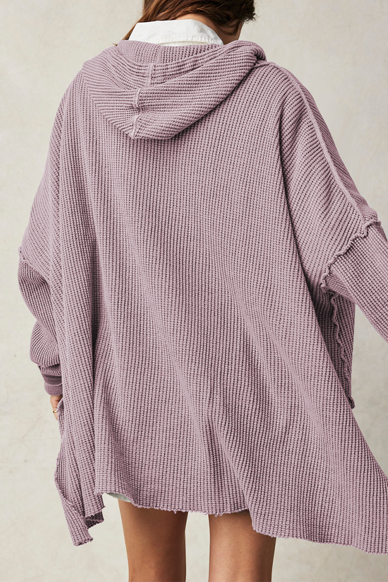 Sudadera informal con capucha y bolsillos con cordón (5 colores)