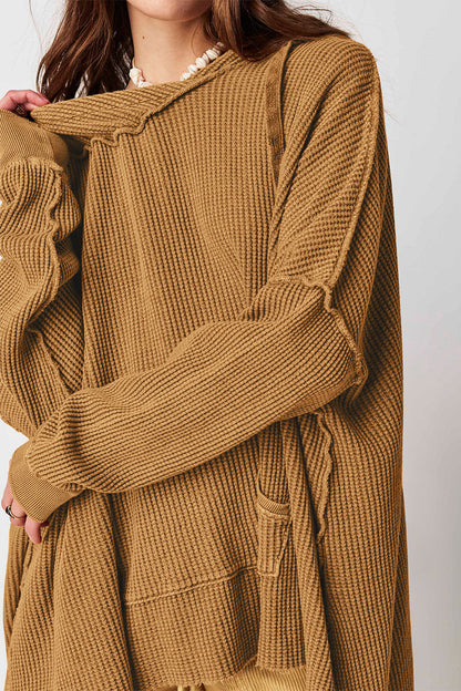 Sudadera informal con capucha y bolsillos con cordón (5 colores)