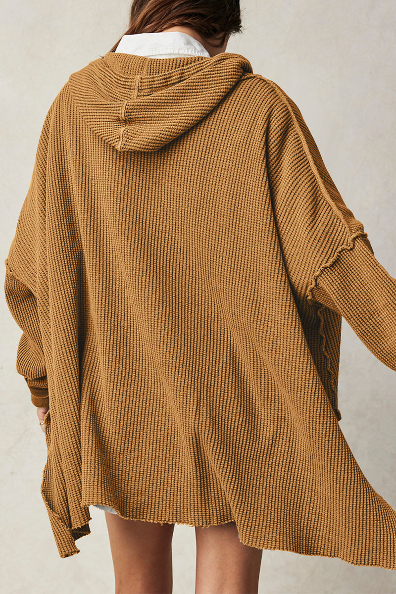 Sudadera informal con capucha y bolsillos con cordón (5 colores)