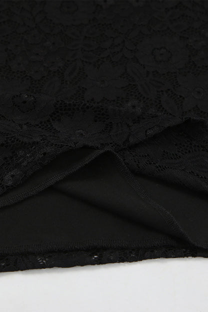 Sexy Lace Hollow Out Off Shoulder Lace Dress Dresses