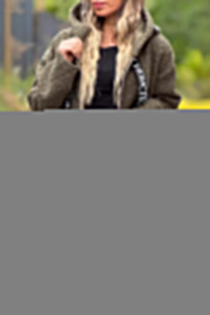 Casual Pocket Patchwork Zipper Hooded Outerwear(6 Colors)