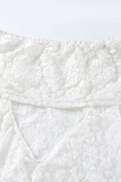 Sexy Lace Backless Fishtail Off Shoulder Long Dresses