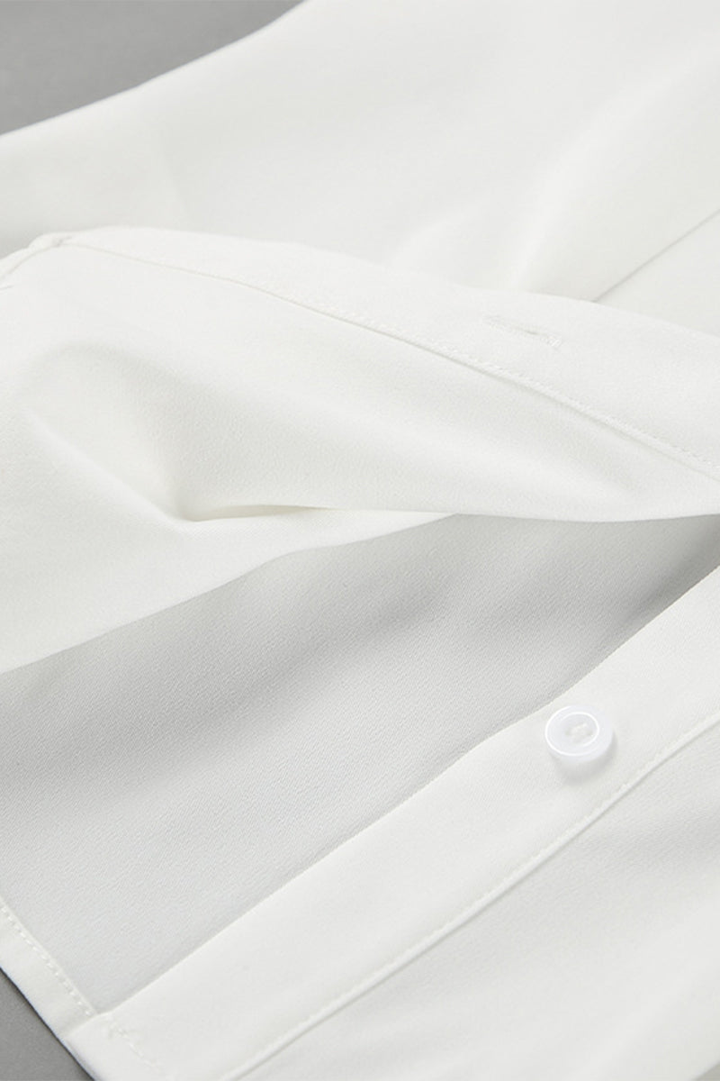 Sexy Buttons Off Shoulder Blouses