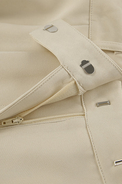 Casual Street Patchwork Loose High Waist Wide Leg Bottoms(No waist belt)