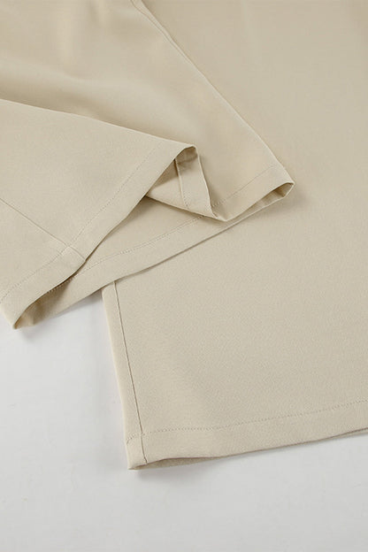 Casual Street Patchwork Loose High Waist Wide Leg Bottoms(No waist belt)