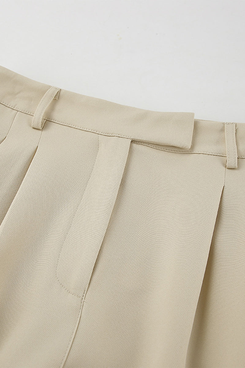 Casual Street Patchwork Loose High Waist Wide Leg Bottoms(No waist belt)