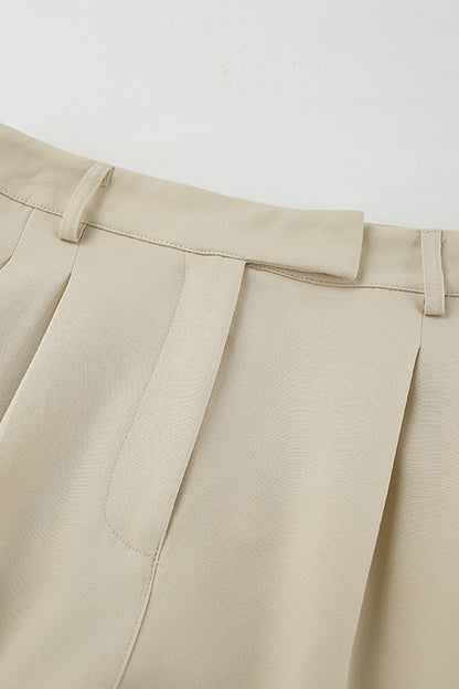 Casual Street Patchwork Loose High Waist Wide Leg Bottoms(No waist belt)