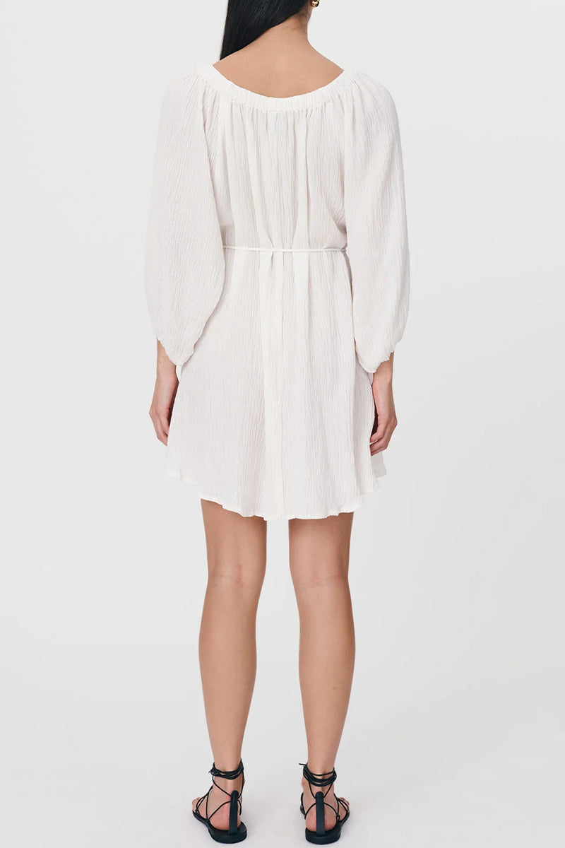 Sexy Lace Up Ruched Off Shoulder Long Sleeve Dresses