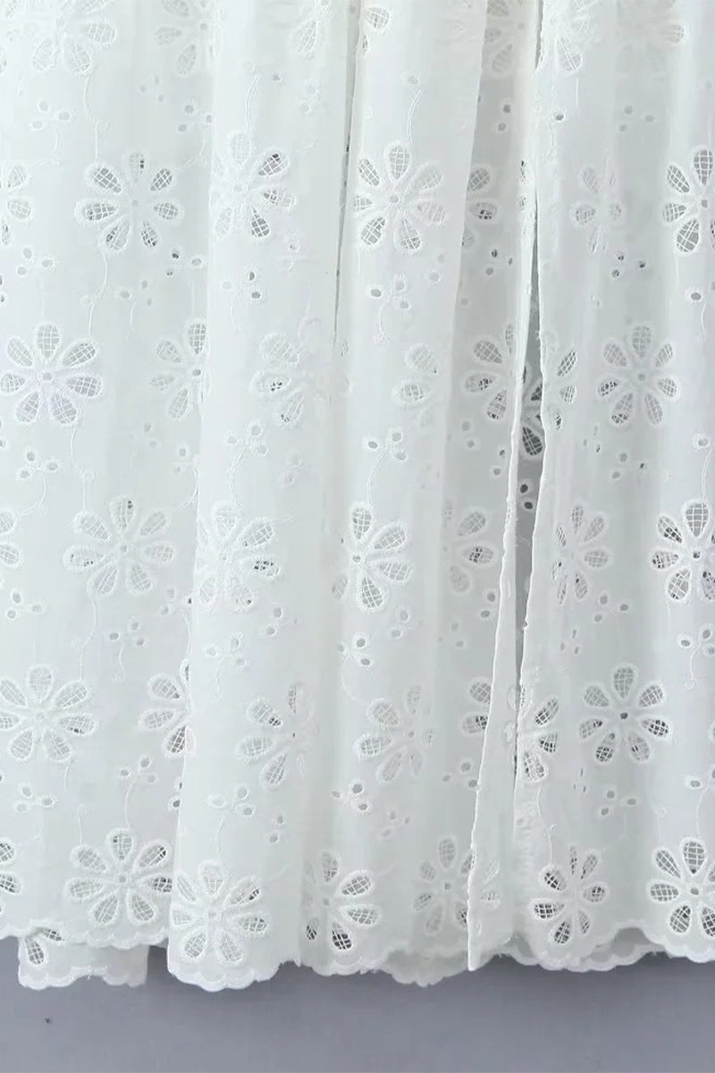 Sexy Lace Lace Up Backless Slit U Neck Sleeveless Dresses