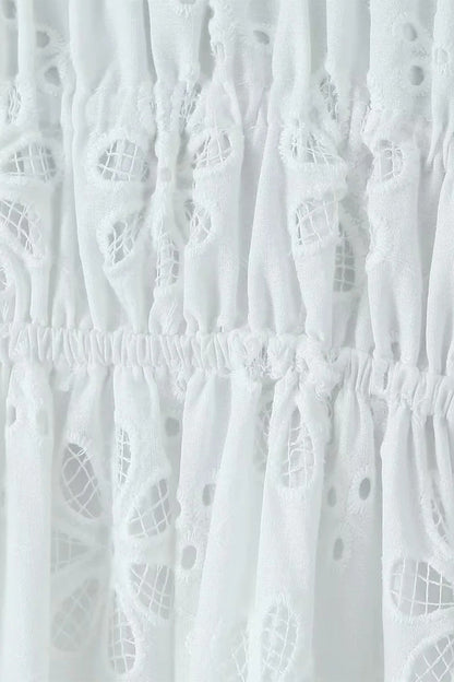 Sexy Lace Lace Up Backless Slit U Neck Sleeveless Dresses