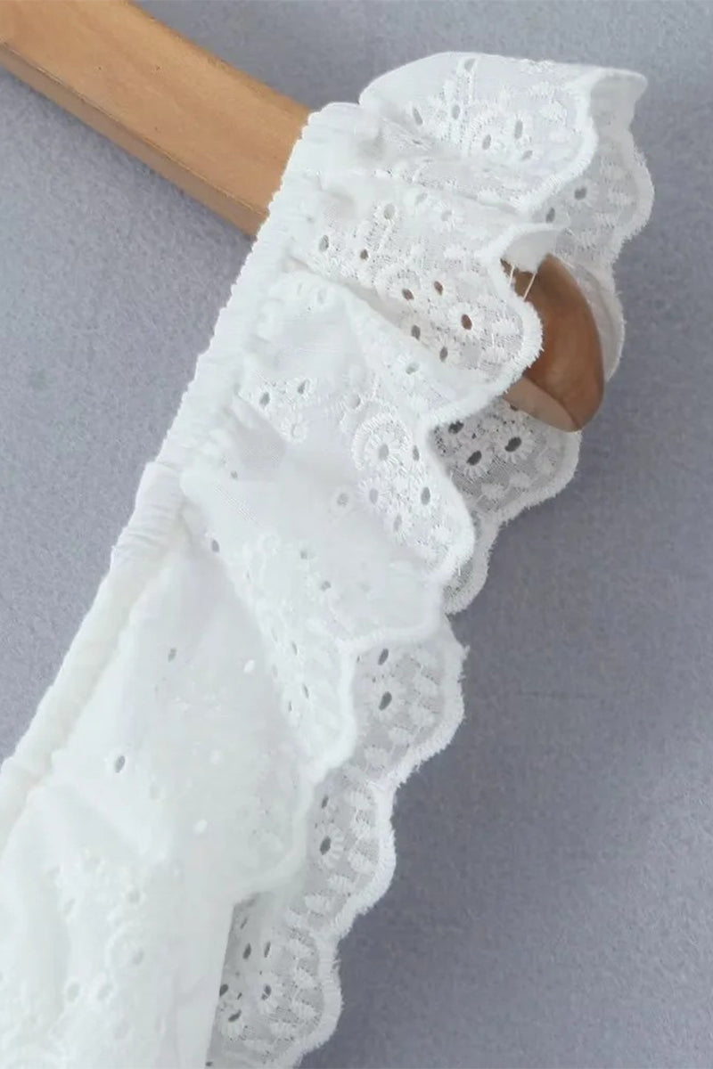 Sexy Lace Lace Up Backless Slit U Neck Sleeveless Dresses