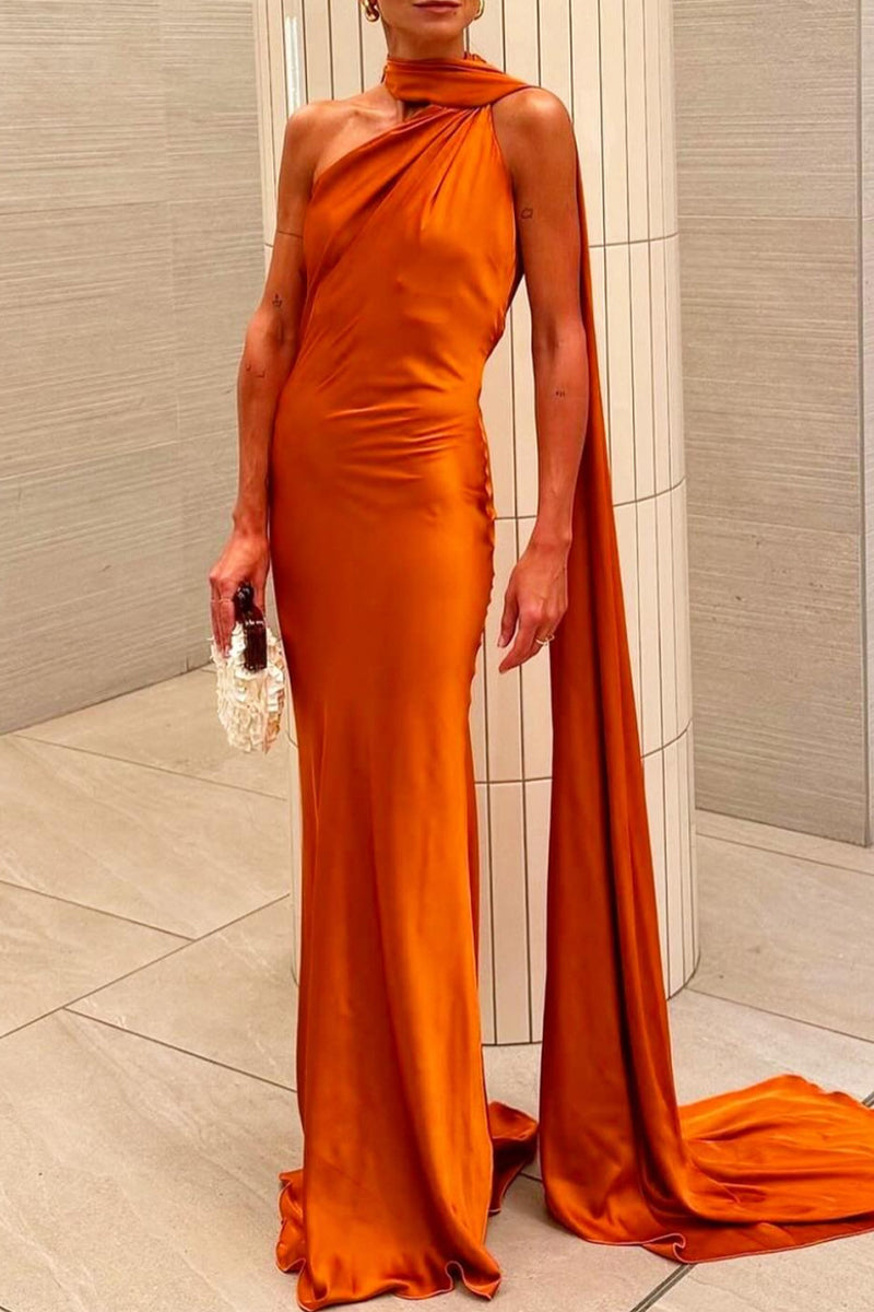 Sexy Irregular Halter Evening Dresses(4 Colors)