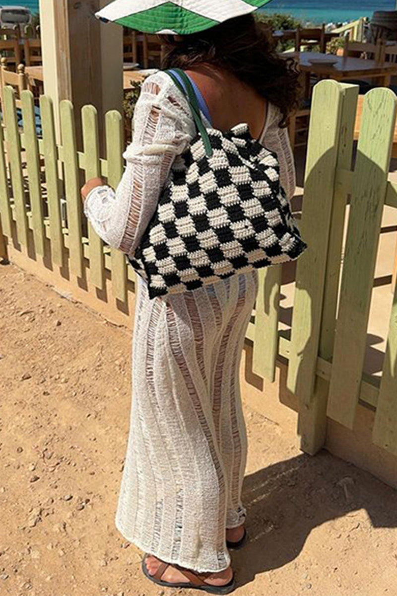 Sexy Lace Up Backless Swimwears Cover Up