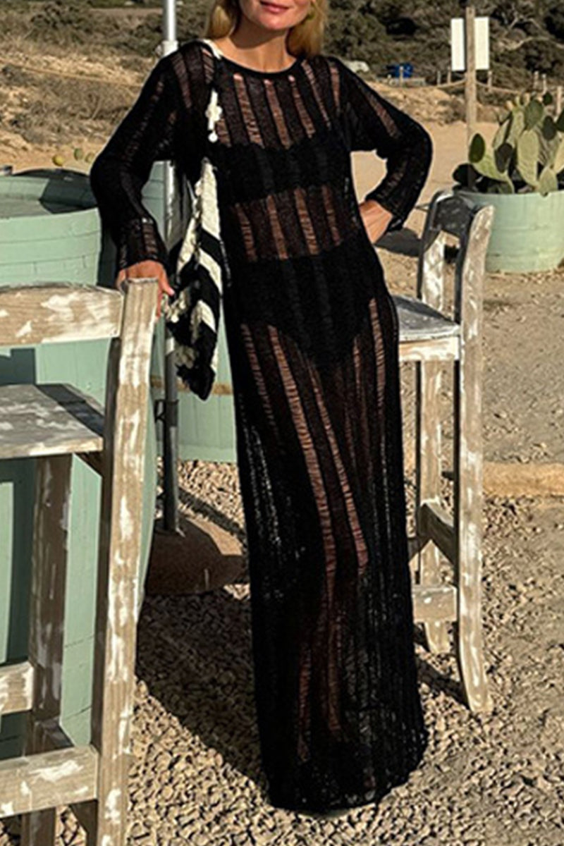 Sexy Lace Up Backless Swimwears Cover Up