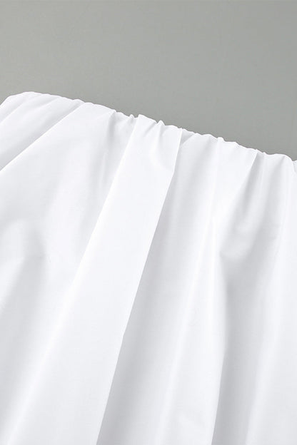 Sexy Ruched Irregular Strapless Strapless Dresses