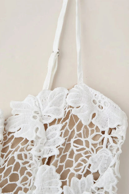 Sexy Lace Strap Design V Neck Long Dresses