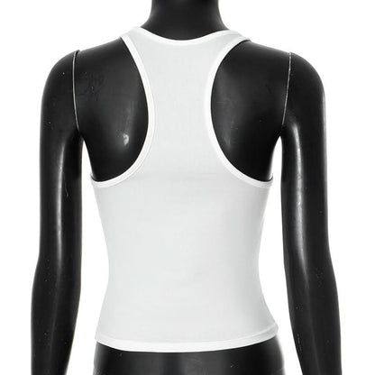 U neck sweetheart print o ring tank top  | Festival Outfits Women
