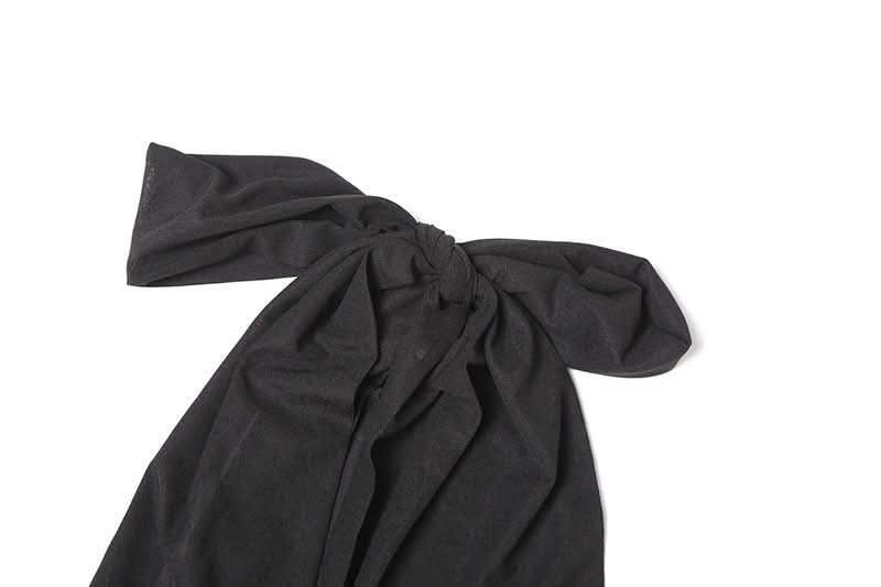 Ruched square neck backless self tie cami top  | Festival Outfits Women