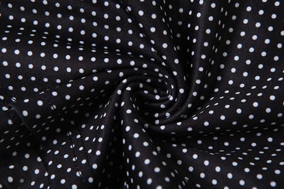 Self tie polka dot hollow out v neck cut out top  | Festival Outfits Women
