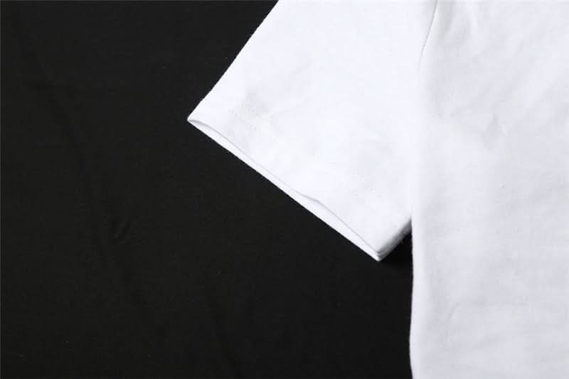 Short sleeve one shoulder letter pattern top  | Festival Outfits Women