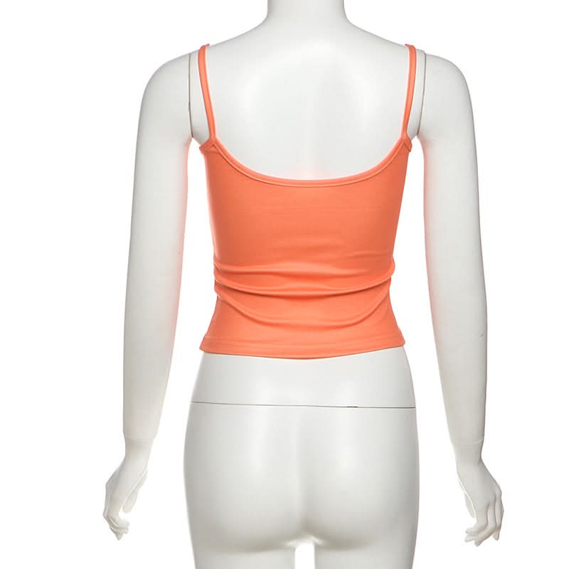 U neck abstract cami top  | Festival Outfits Women