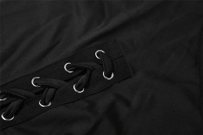 Self tie halter square neck lace up pant set  | Festival Outfits Women