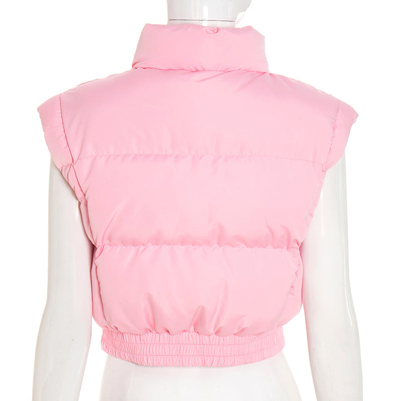 High neck zip-up pocket top  | Festival Outfits Women