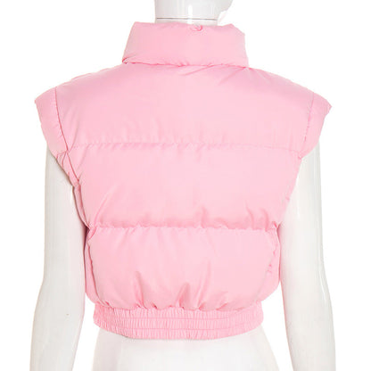High neck zip-up pocket top  | Festival Outfits Women