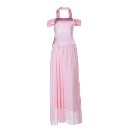 Off shoulder mesh maxi dress  | Festival Outfits Women
