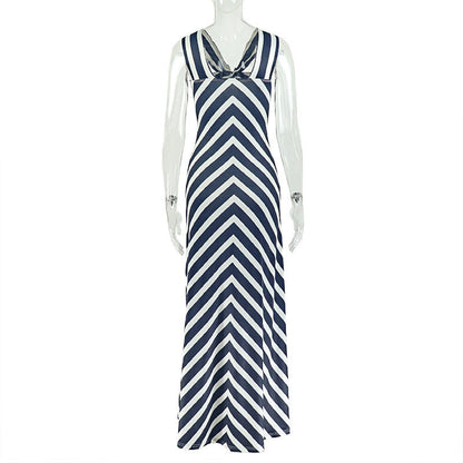 Zebra print hollow out cut out maxi dress  | Festival Outfits Women