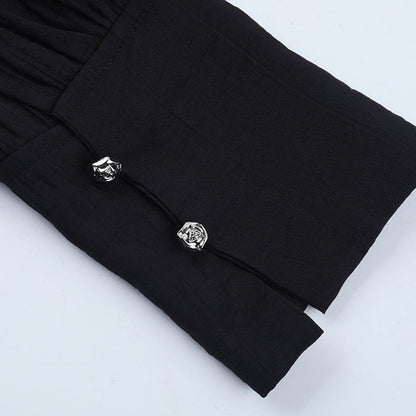 Long sleeve zip-up v neck top  | Festival Outfits Women