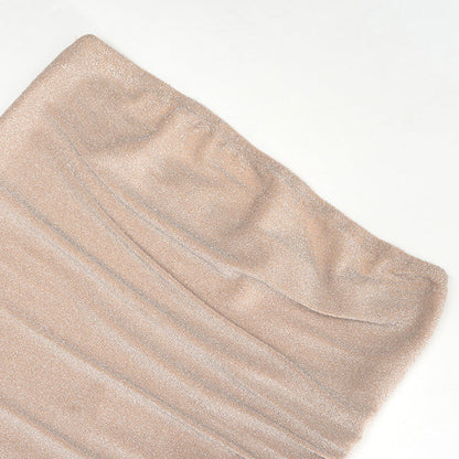 Drawstring ruched irregular tube mini skirt set  | Festival Outfits Women