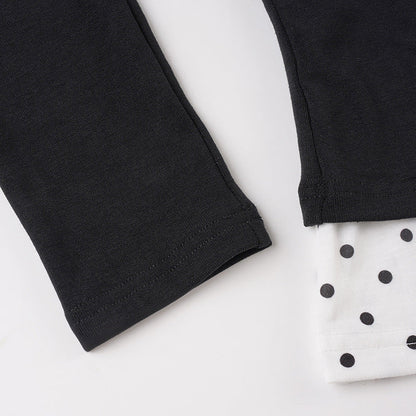 Long sleeve polka dot halter 2 piece top  | Festival Outfits Women