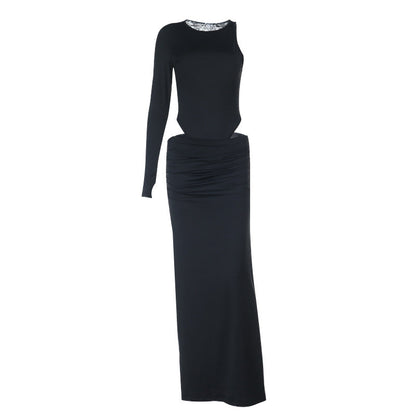 Long sleeve crewneck lace maxi skirt set  | Festival Outfits Women