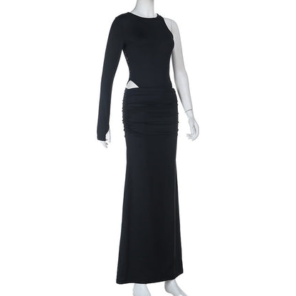 Long sleeve crewneck lace maxi skirt set  | Festival Outfits Women