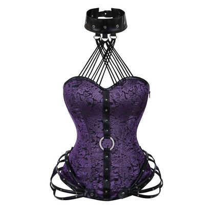 Halter o ring corset lace up top  | Festival Outfits Women