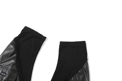 PU leather pocket leg warmer  | Festival Outfits Women
