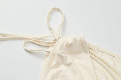 V neck ruched drawstring crop top  | Festival Outfits Women