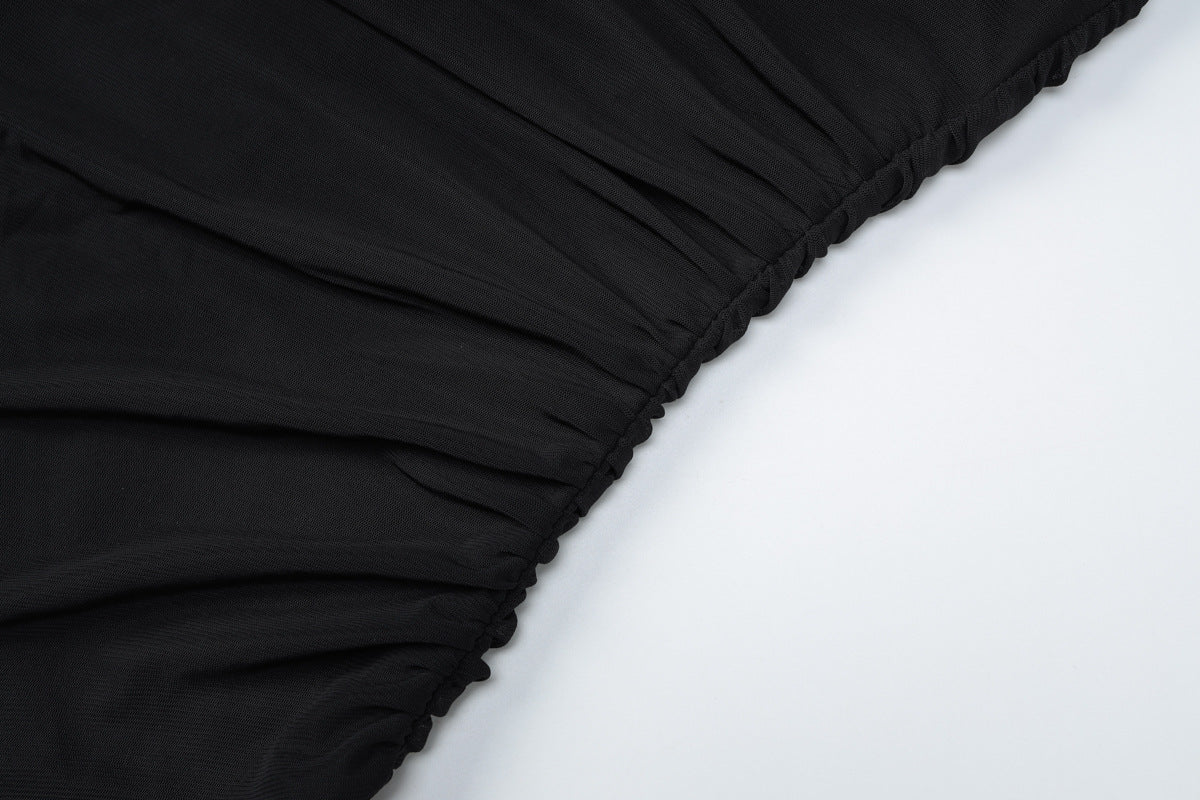 Ruched self tie ruched backless midi dress  | Festival Outfits Women