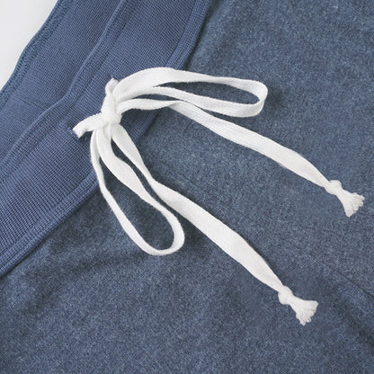 Drawstring letter pattern low rise straight leg pant  | Festival Outfits Women