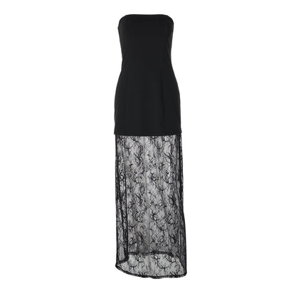 Lace backless tube maxi skirt set  | Festival Outfits Women