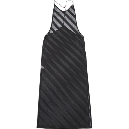 V neck mesh high slit see through backless maxi dress  | Festival Outfits Women