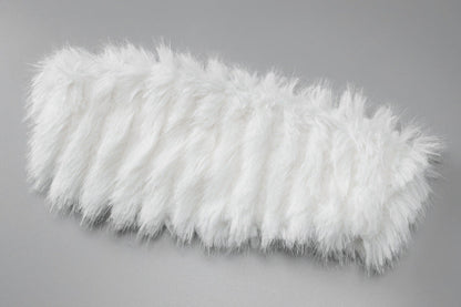 Fluffy backless tube mini skirt set  | Festival Outfits Women