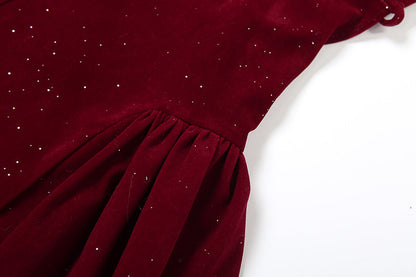 Halter deep v neck backless glitter mini dress  | Festival Outfits Women