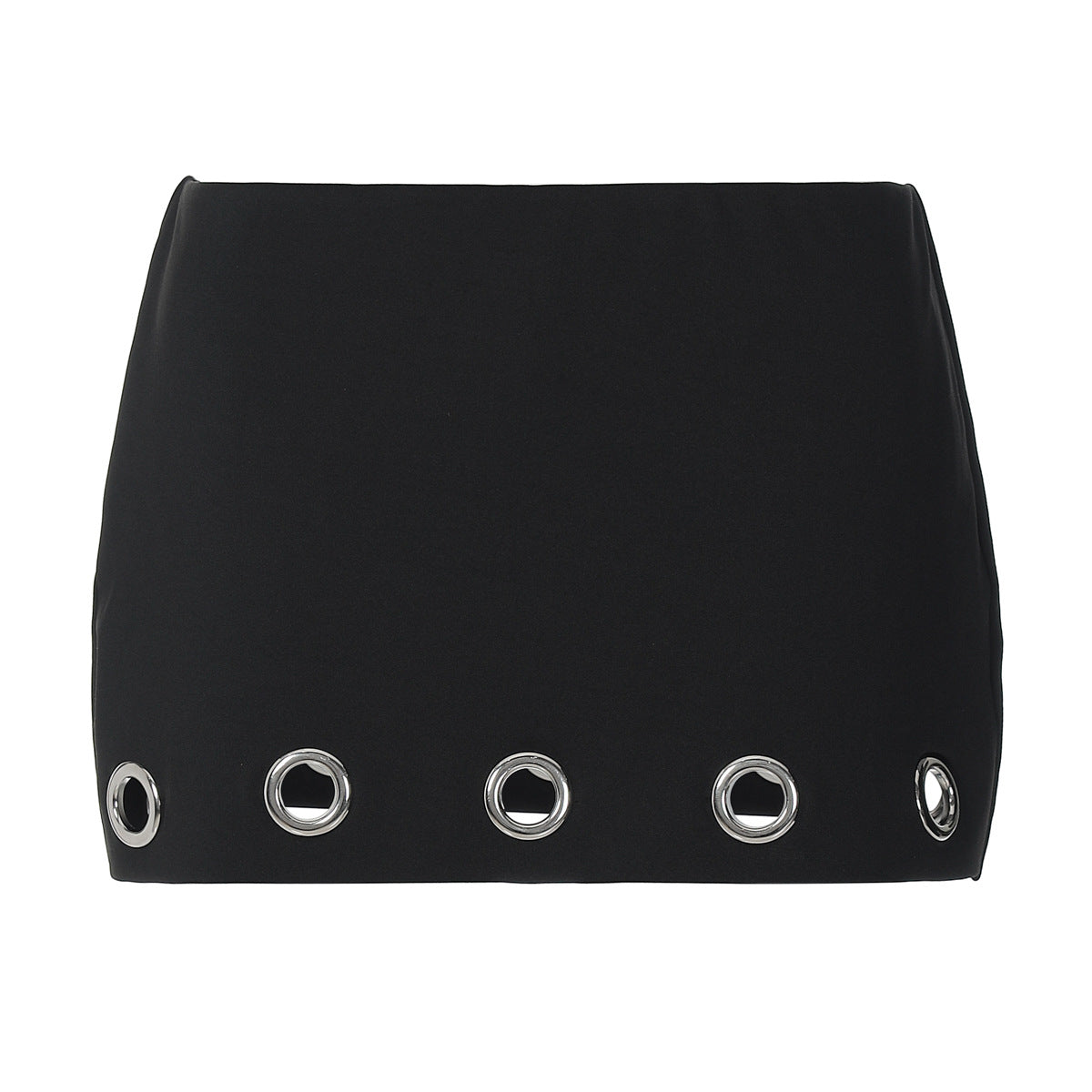 Hollow out A line solid cut out mini skirt  | Festival Outfits Women