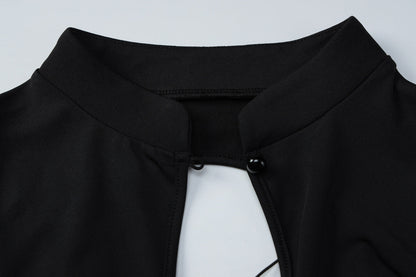 Hollow out o ring backless sleeveless cut out mini dress  | Festival Outfits Women