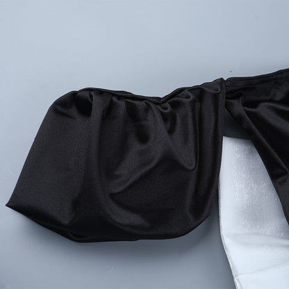Bowknot ruched off shoulder tube mini dress  | Festival Outfits Women
